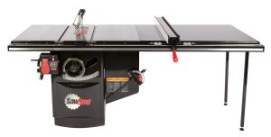 SawStop 5HP, 1ph, 230v 60Hz.  Industrial Cabinet Saw with 52” Industrial T-Glide fence system, rails & extension table
