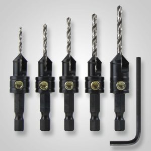 Snappy 40030 – 5 Piece Countersink Set