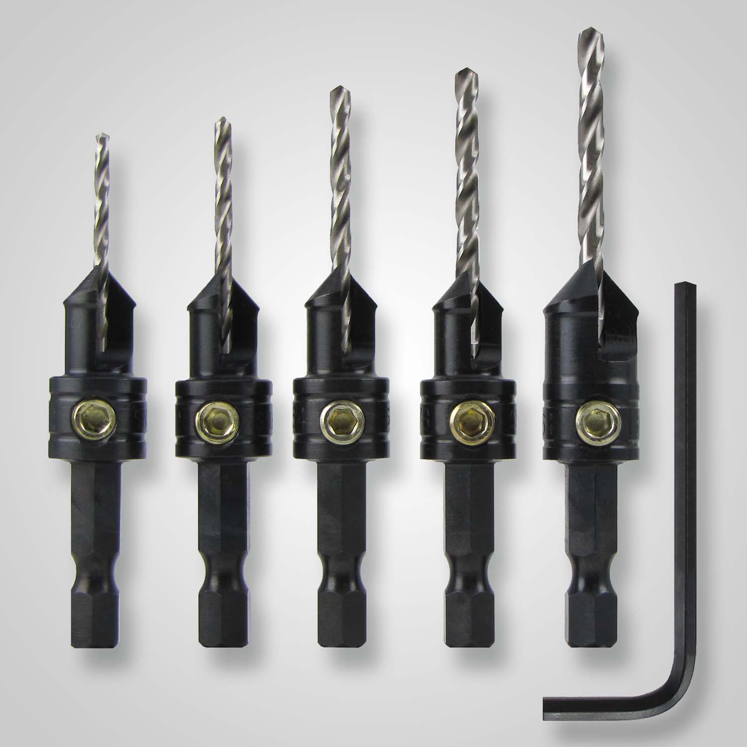 Snappy 40030 – 5 Piece Countersink Set