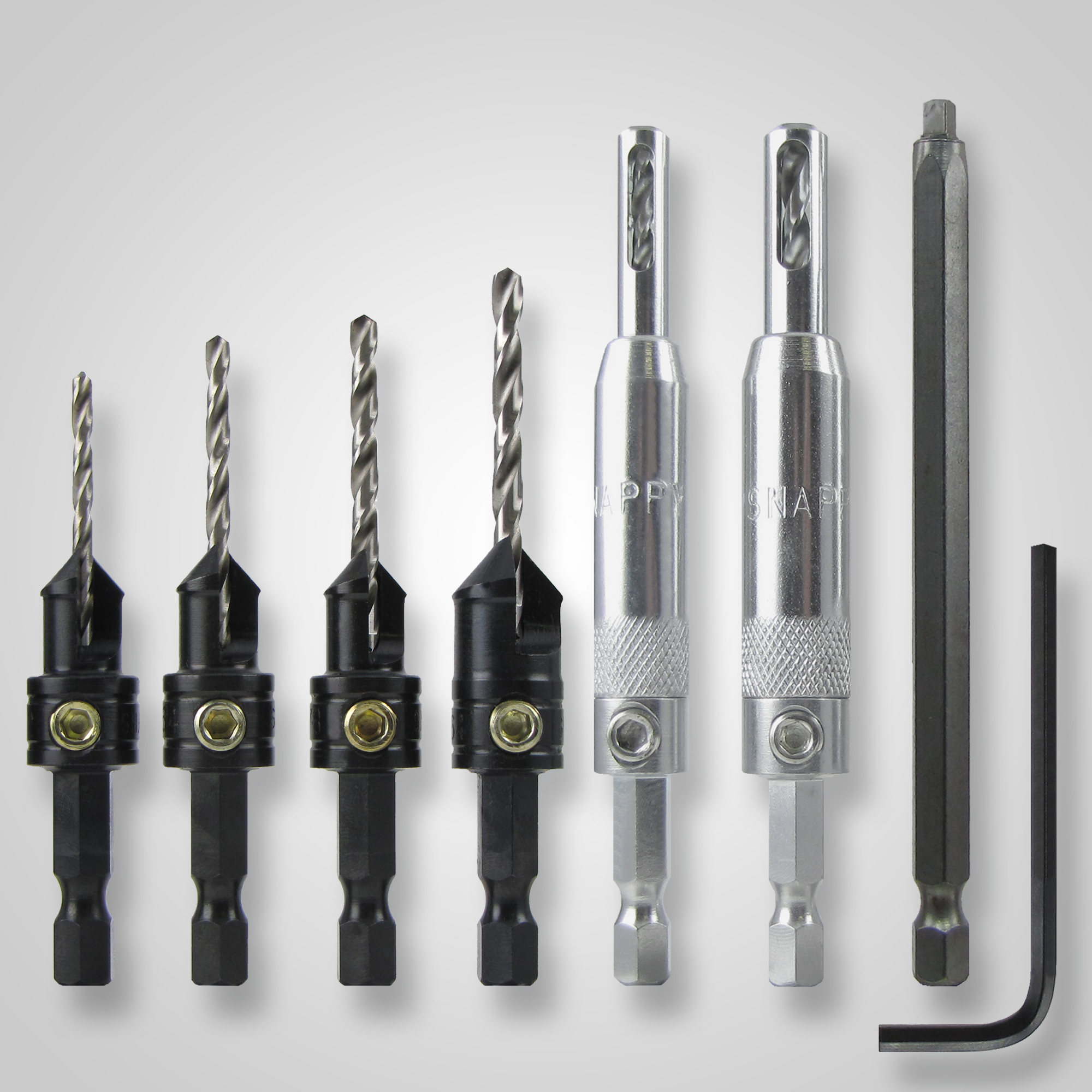 Snappy 43572 – 7 Piece Cabinet Maker’s Drill & Drive Set