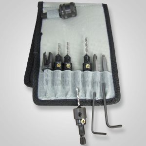 Snappy 48010 – Deluxe Countersink Set in Belt Clip Pouch