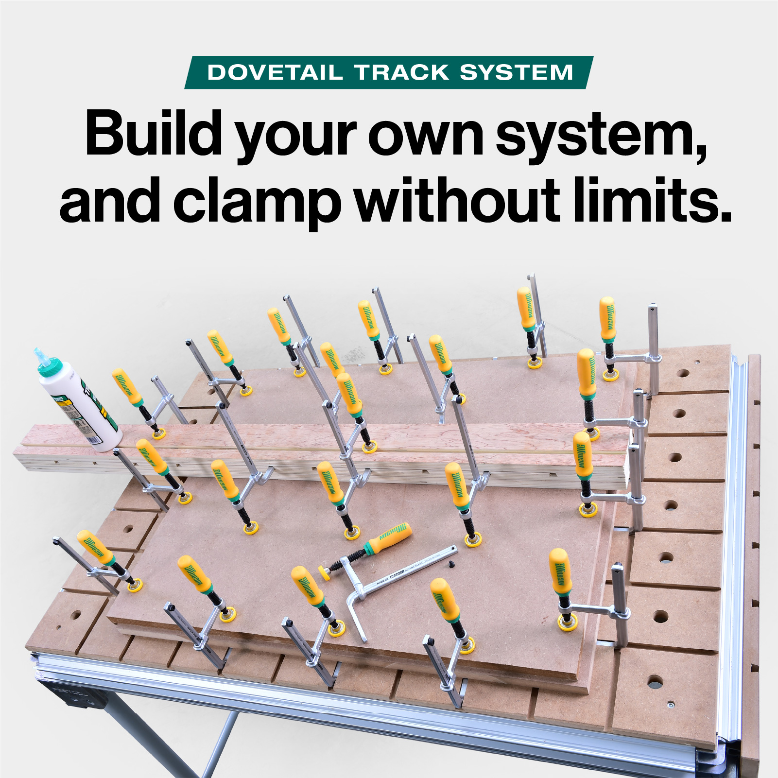 Micro Jig MATCHIFIT Dovetail Track Clamps (2-Pack) - Image 7