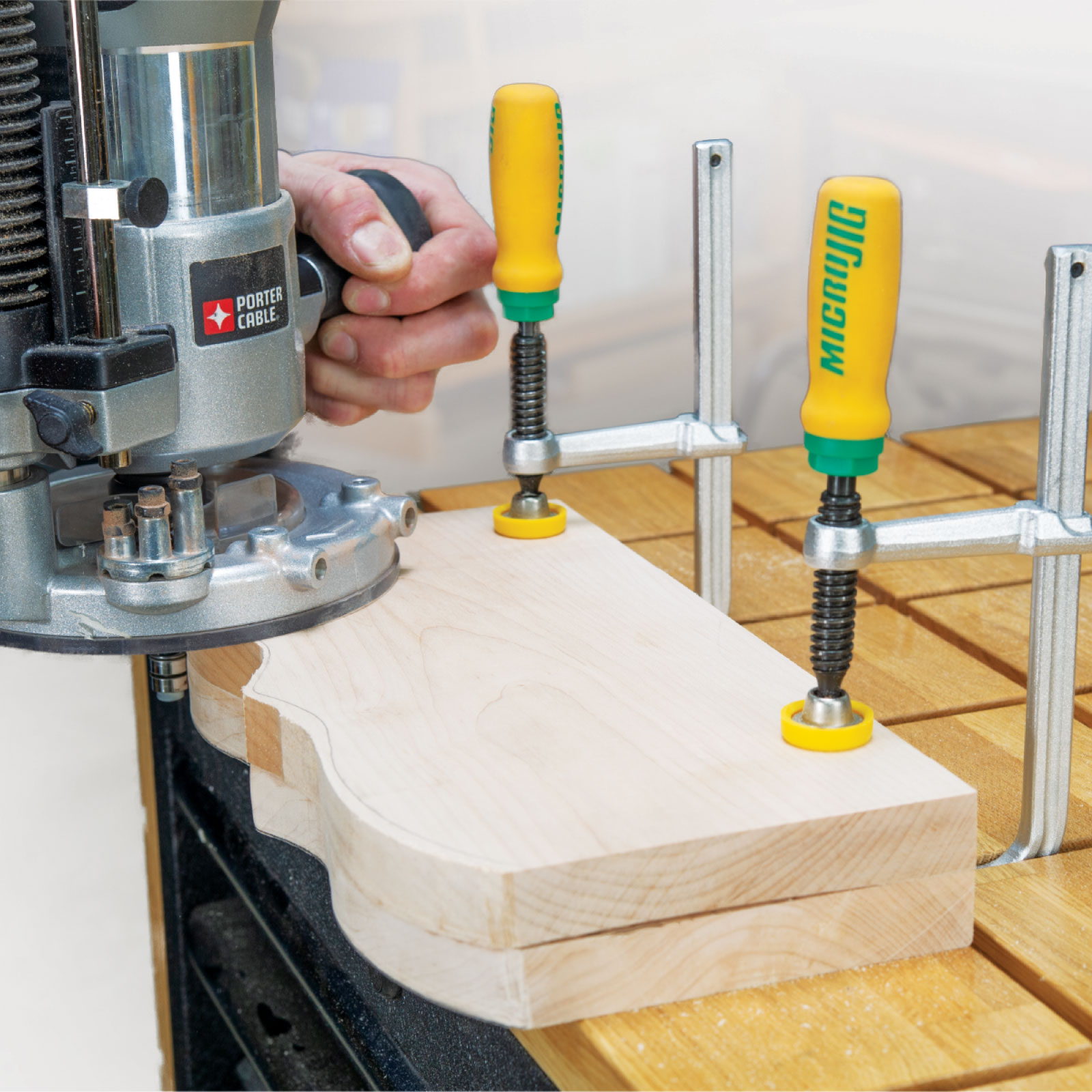 Micro Jig MATCHIFIT Dovetail Track Clamps (2-Pack) - Image 4
