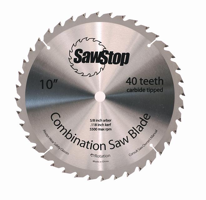 SawStop 40 Tooth Combination Table Saw Blade