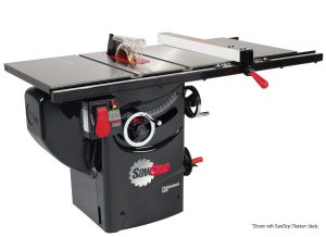 SawStop 1.75HP Professional Cabinet Saw with 30” Premium fence system, rails & extension table