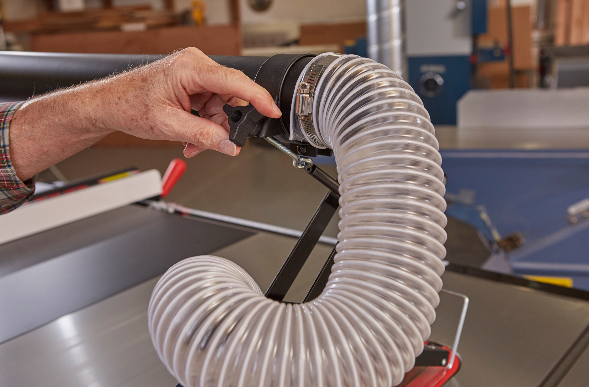 SawStop Floating Overarm Dust Collection Guard - Image 6