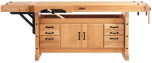 Sjobergs Elite 2000C Workbench Combo with Cabinet, Clamping Platform and Elite Accessory Kit