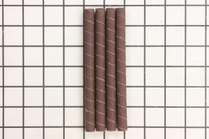 Sanding Sleeves, 1/4"x6", 100 Grit (4 pack)