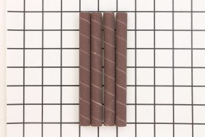 Sanding Sleeves, 1/2"x6", 120 Grit (4 pack)