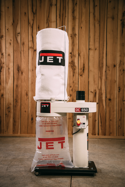 Jet DC650 1 hp dust collector w/ 5M Bag Filter Kit - Image 2
