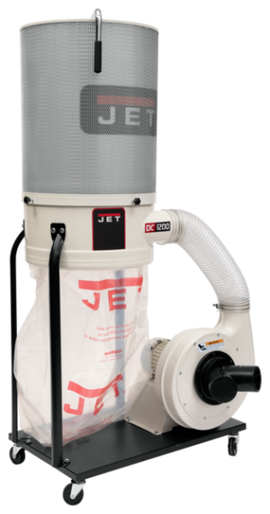 Jet DC-1200VX-CK1 Dust Collector, 2HP 1PH 230V, 2-Micron Canister Kit