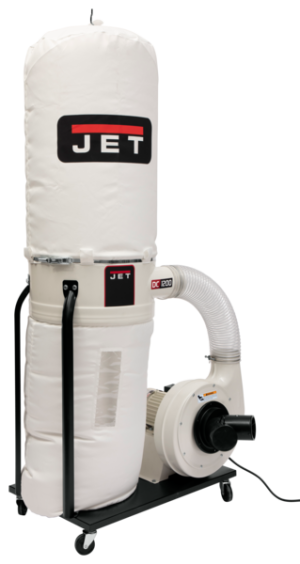 Jet DC-1200VX-BK3 Dust Collector, 2HP 3PH 230/460V, 30-Micron Bag Filter Kit