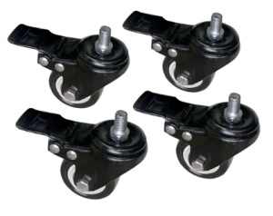 Jet 2" Swivel Lock Casters 3/8 (4 piece set)