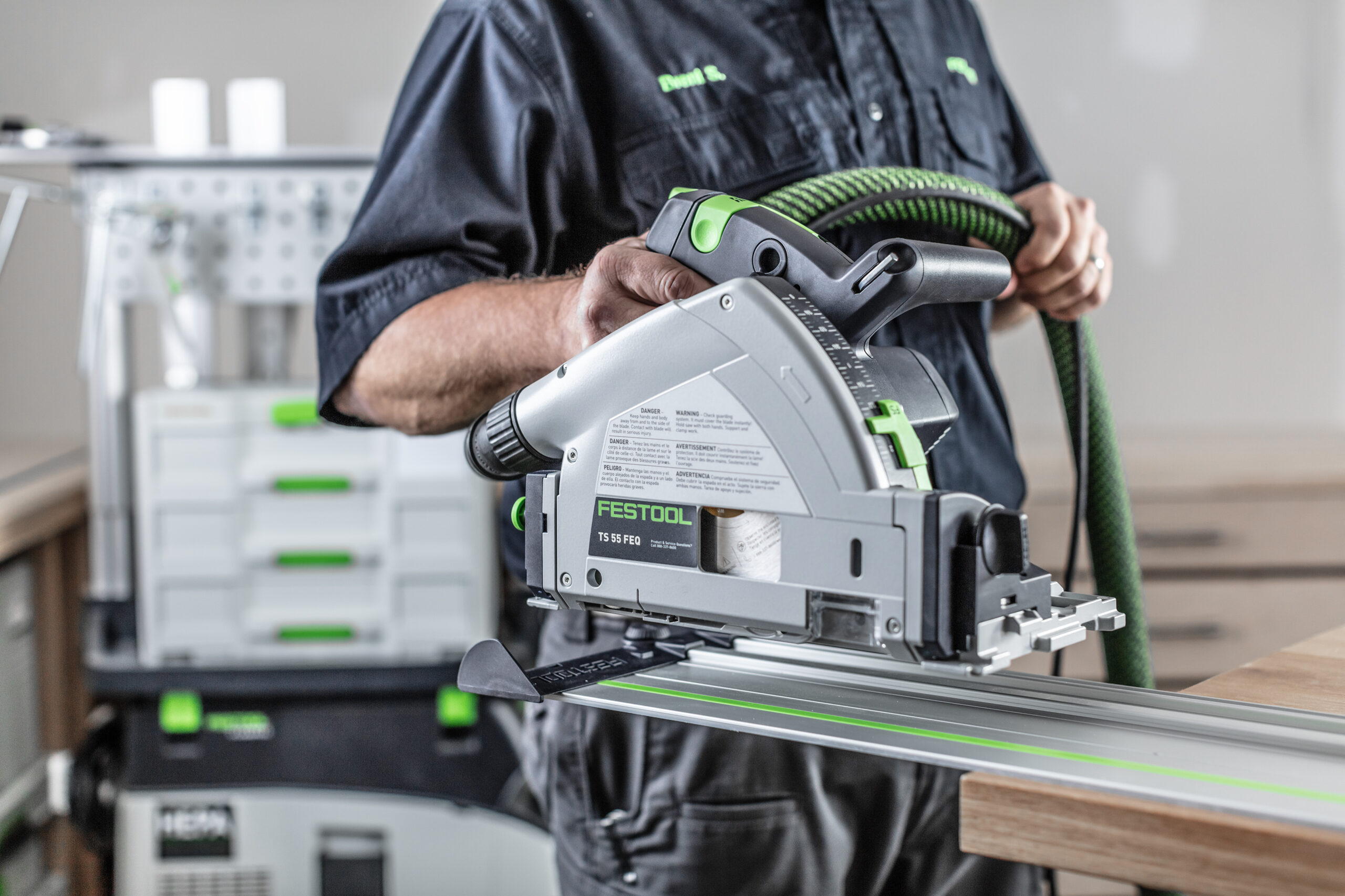 Festool 576708 Plunge Cut Track Saw TS 55 FEQ-F-Plus (Saw only) - Image 3