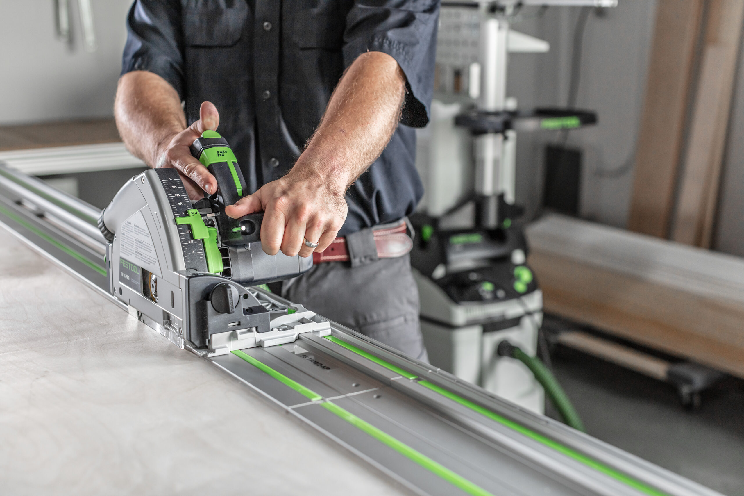 Festool 576708 Plunge Cut Track Saw TS 55 FEQ-F-Plus (Saw only) - Image 6
