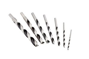 Fisch 7 Pc. Brad Point Drill Bit Set 1/8" - 1/2" Dia