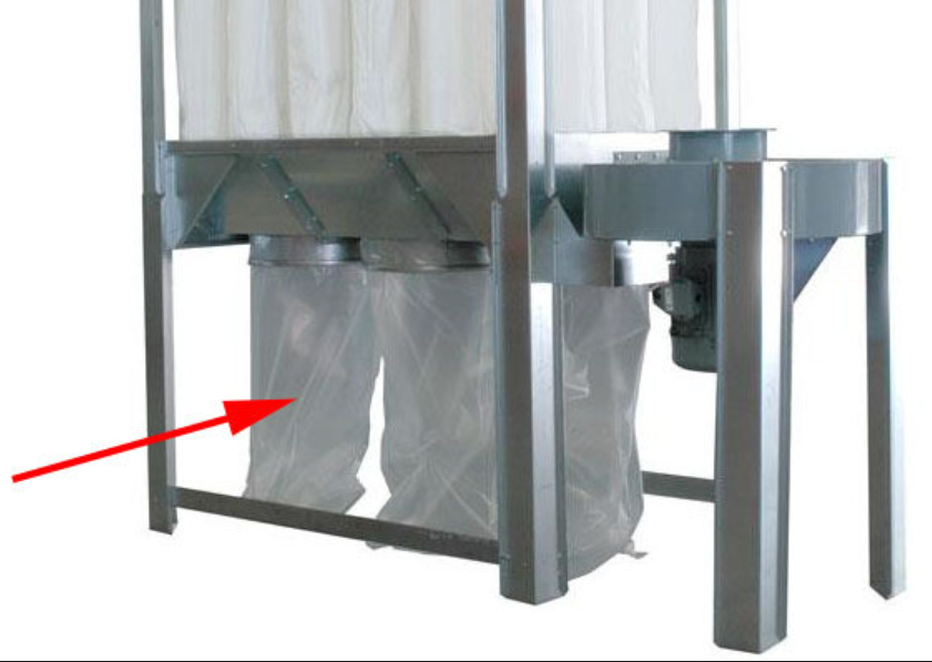 Nederman Plastic Dust Collection Bags – Roll of 50 – 33″ x 50″ flat