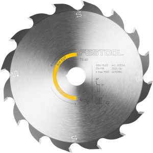 Festool Saw Blade Wood Rip Cut, 16 Teeth, For TS 60