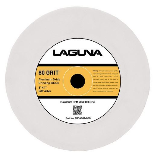 Laguna 80 GRIT ALUMINUM OXIDE WHEEL - G8 GRINDER