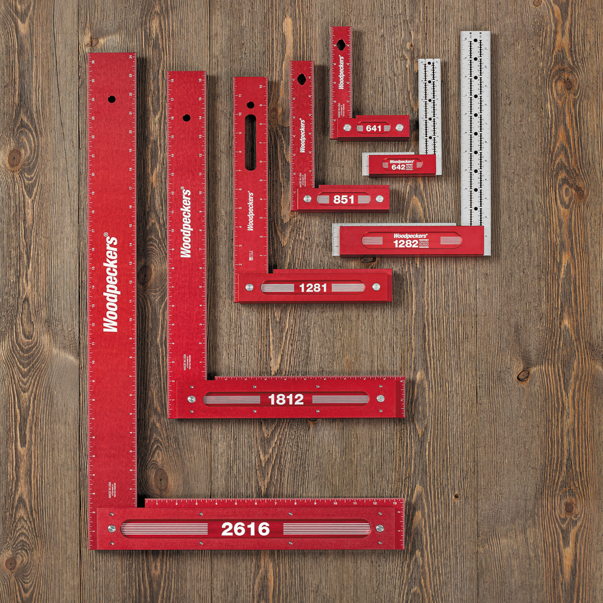 Woodpeckers 1281 Precision Woodworking Square - 12" X 8" with Rack-it - Image 7