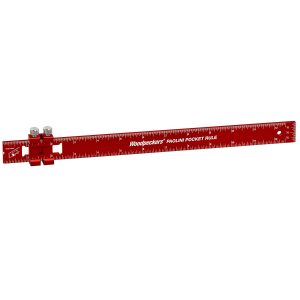 Woodepckers Paolini Pocket Rule - 12" Aluminum