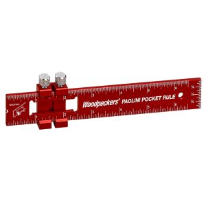 Woodpecker Paolini Pocket Rule - 6" Aluminum