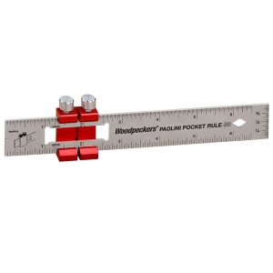 Woodpeckers Paolini Pocket Rule - 6"/150mm Stainless Steel