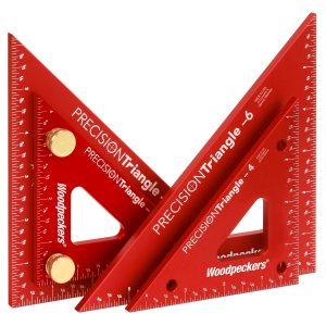 Woodpeckers precision triangle set 4" & 6"
