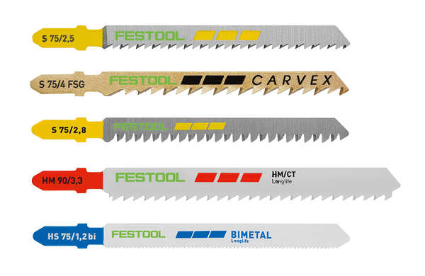 Festool Jigsaw blade set STS-Sort/21 W/P/M - Image 2