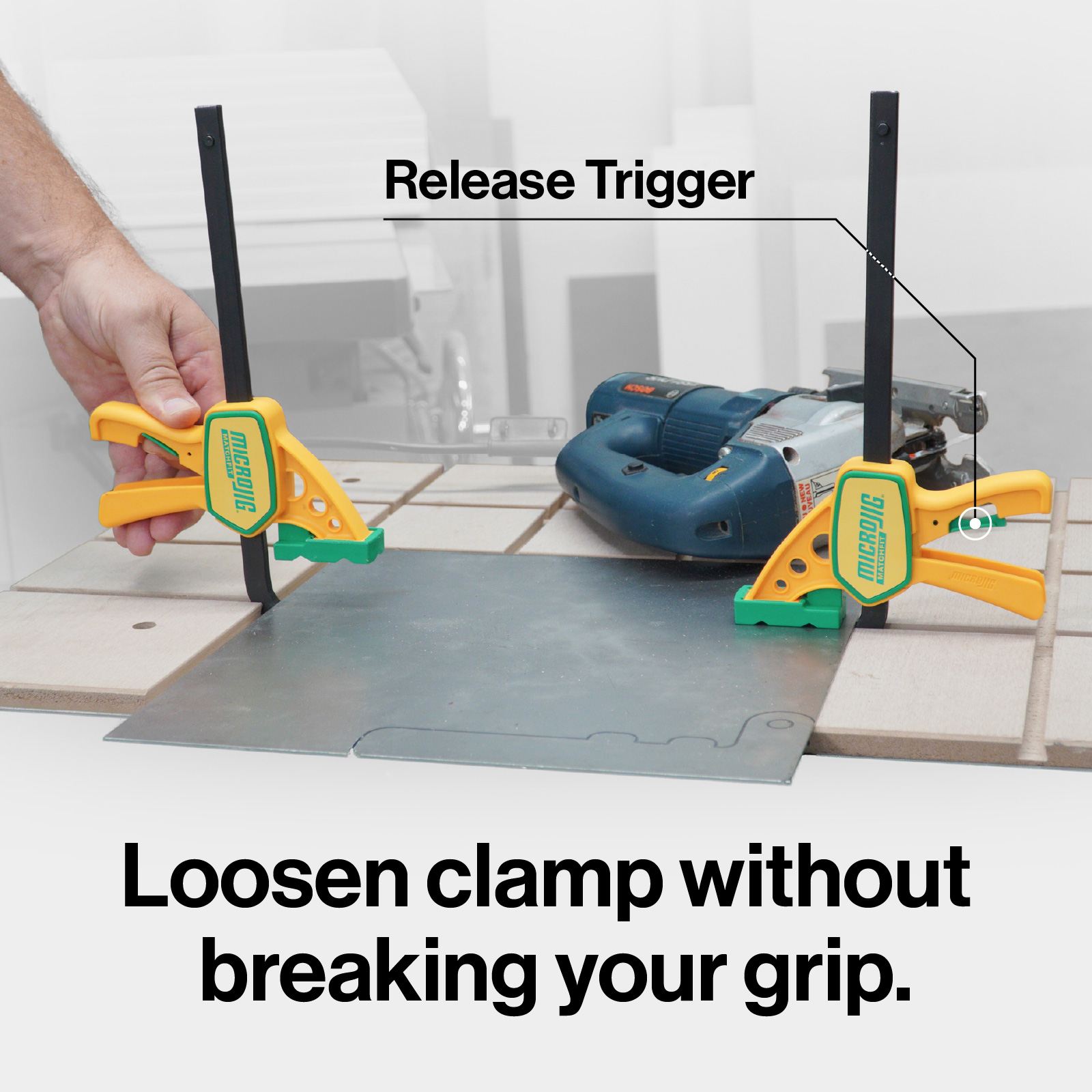 Micro Jig Grr-rip Clamp (2-Pack) quick grip type clamps - Image 4