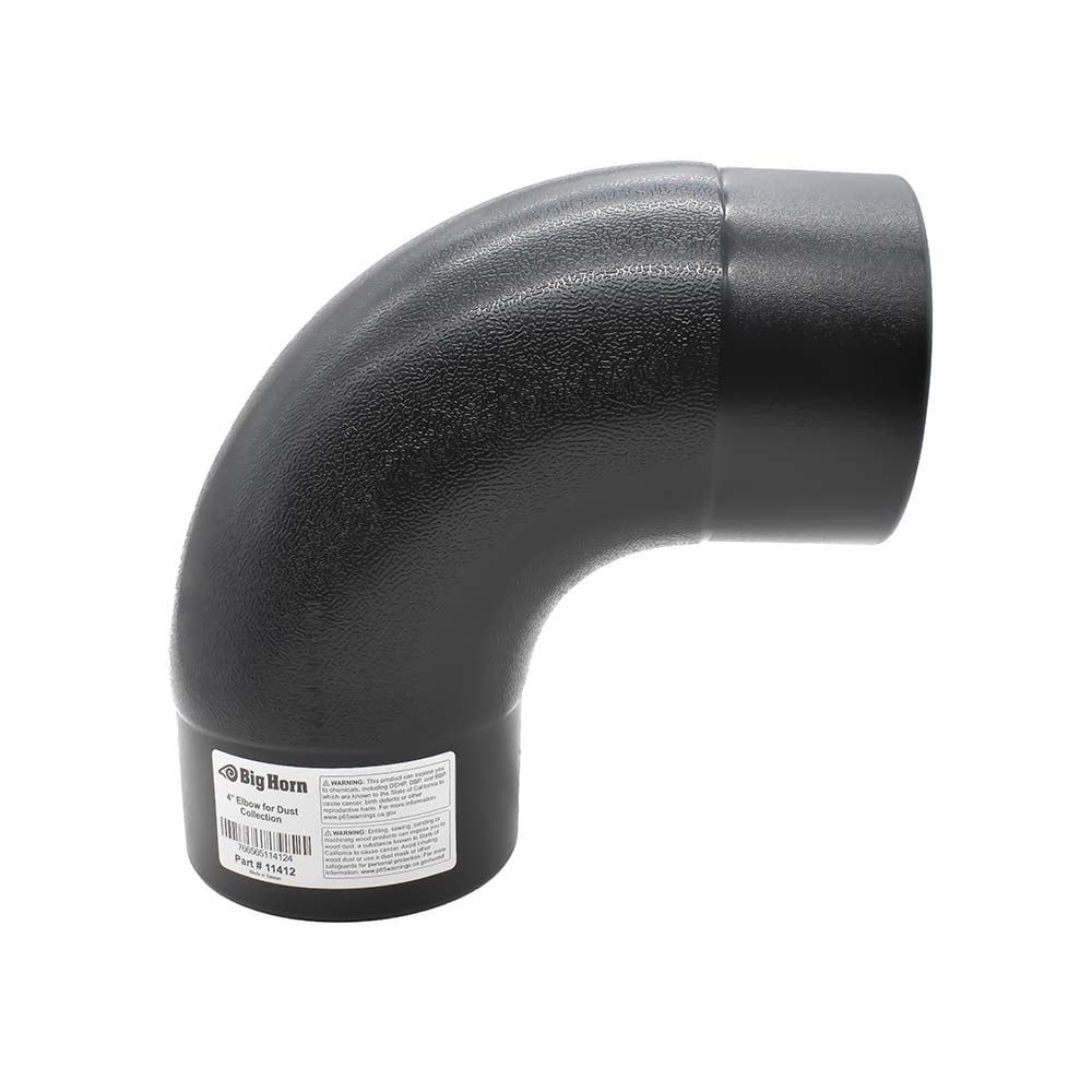 Big Horn 11412 4 Inch Elbow Fitting (Replaces Jet JW1017)