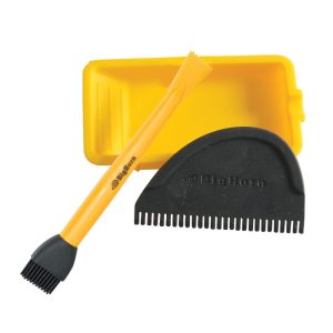 Big Horn 19032 Silicone Glue Application Kit With Tray, Spreader & Brush