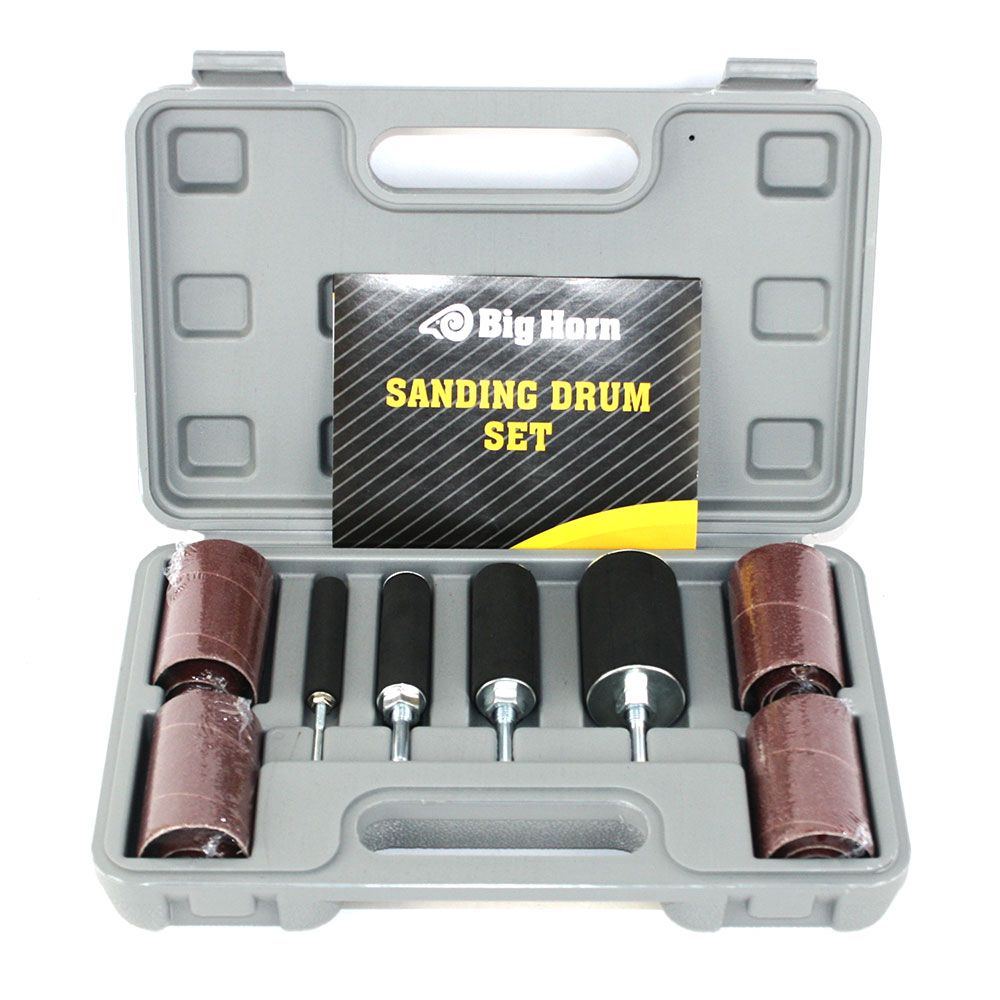 Big Horn 19521 20 Piece Rubber Sanding Drum Set