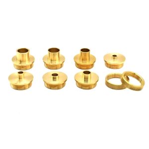 Big Horn 19604 9 Piece Brass Template Guide Set