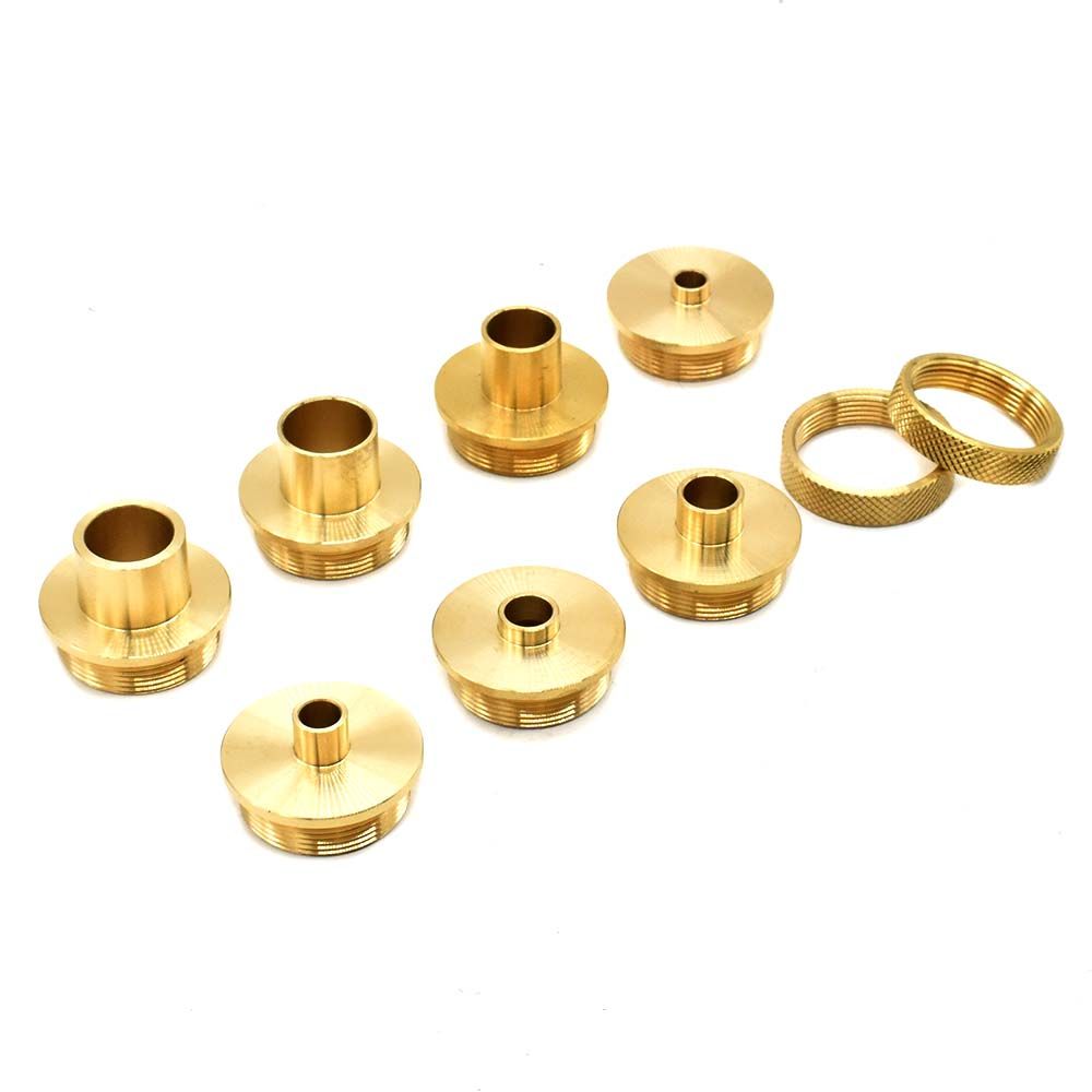 Big Horn 19604 9 Piece Brass Template Guide Set - Image 3