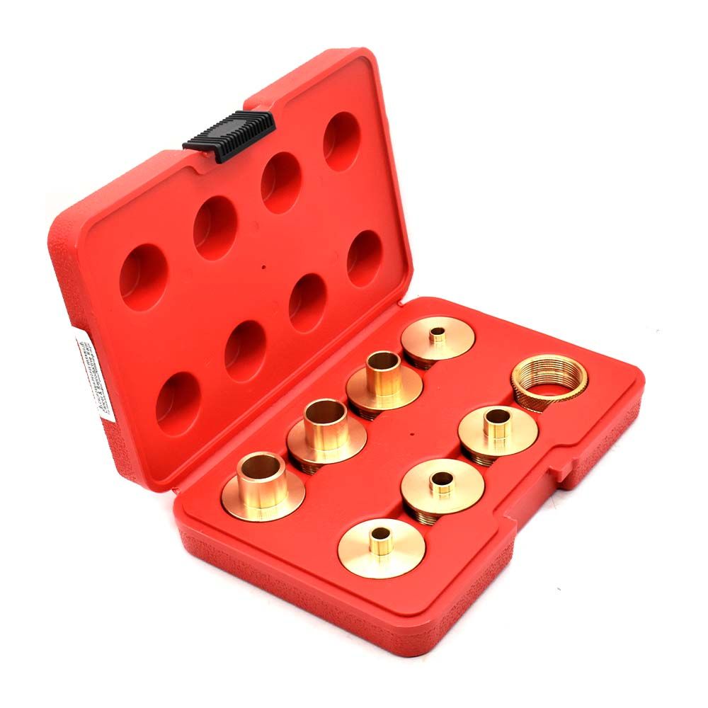 Big Horn 19604 9 Piece Brass Template Guide Set - Image 5