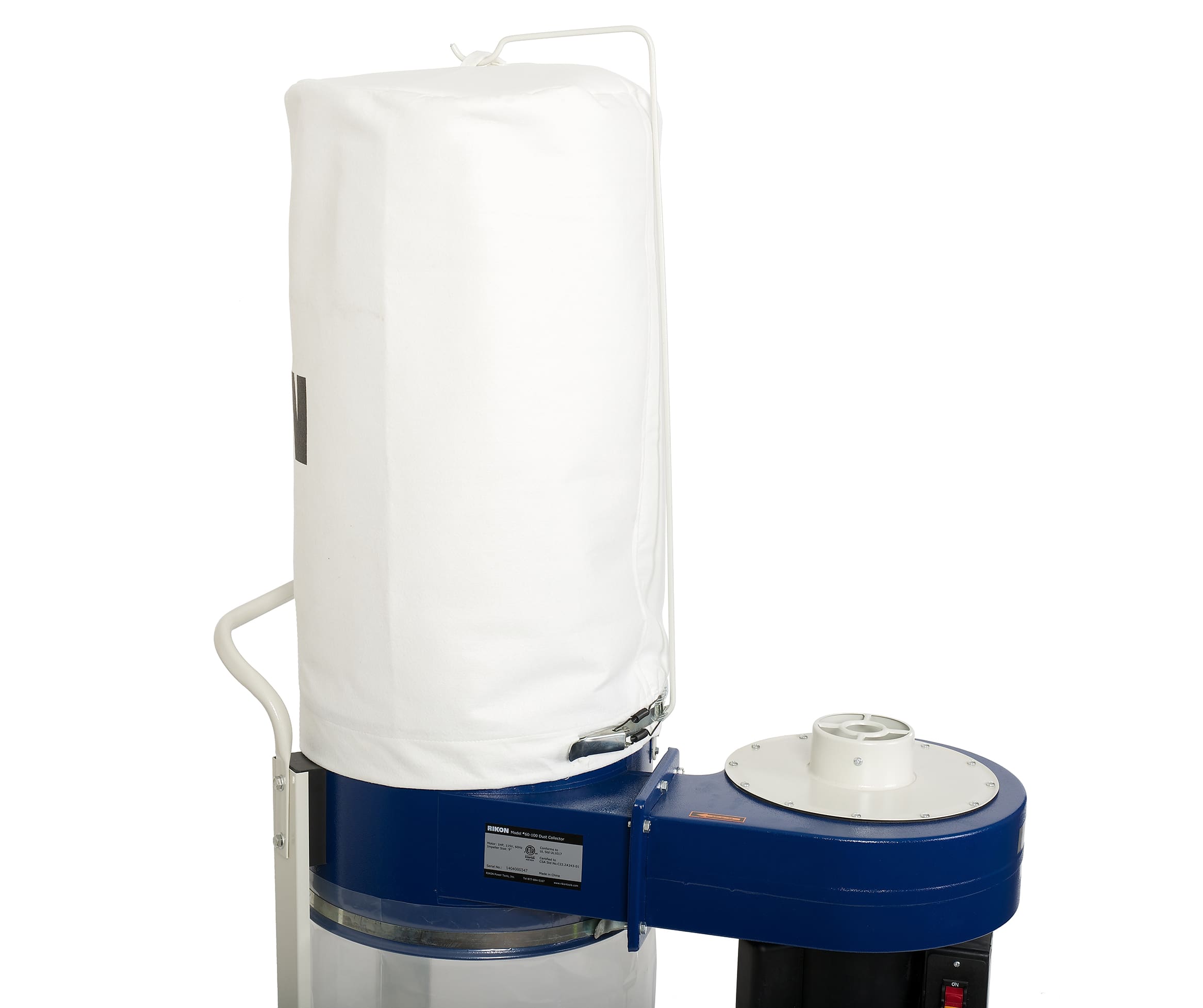 Rikon Model 60-100: 1 HP Dust Collector - Image 5