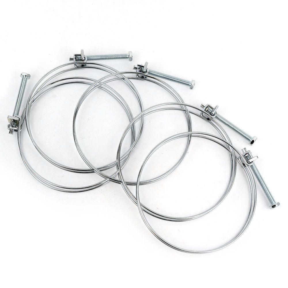 Big Horn 11740PK 4 Inch Wire Hose Clamp (5 / Pack) - Replaces Jet JW1317 - Image 2