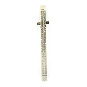 Big Horn 19206 6 Inch STAINLESS STEEL POCKET RULER 1/64 1/32 Scales Decimal Conversion Chart Rulers