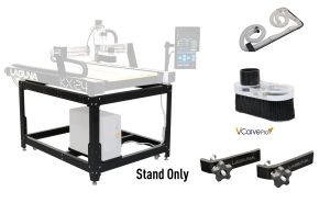 Laguna KX|24 Accessories Bundle: Mobile Stand, Overh. Dust Kit, Dust Shoe, 2 Clamps, VCarve Pro, LED