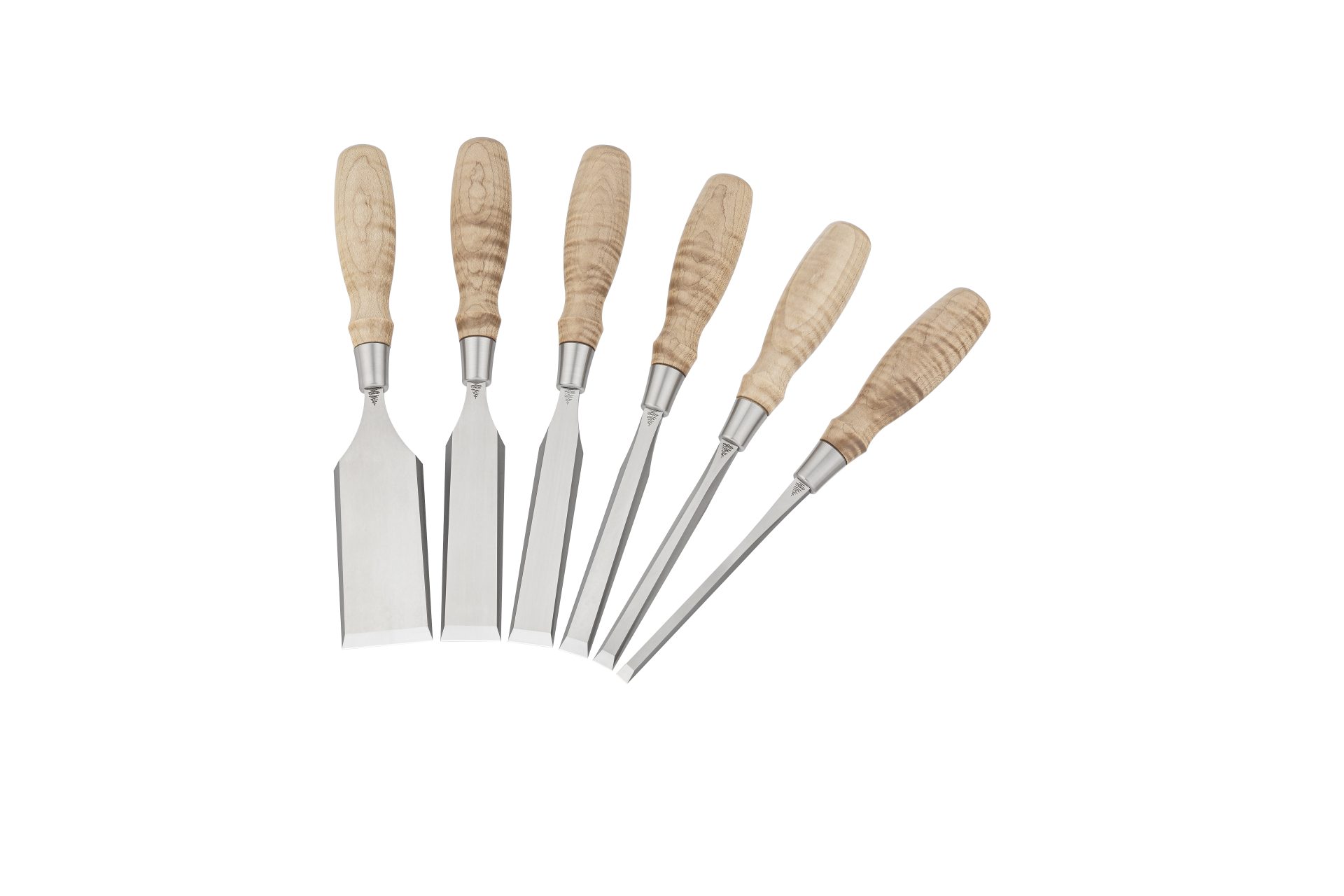 Blue Spruce Optima Bench Chisel with curly maple handle
