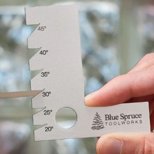 Blue Spruce Sharpening Square - Stainless Steel