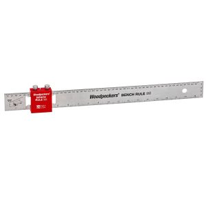 Woodpeckers Bench Rule -Stainless Steel - 18" + Metric Graduations