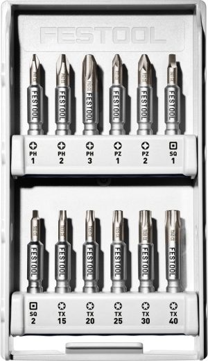 Festool Centrotec 12-Piece Driver Bit Assortment