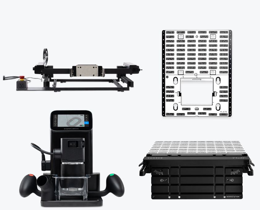 Shaper Origin + BenchPilot + Workstation + Plate
