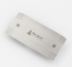 Blue Spruce 6" straight card scraper