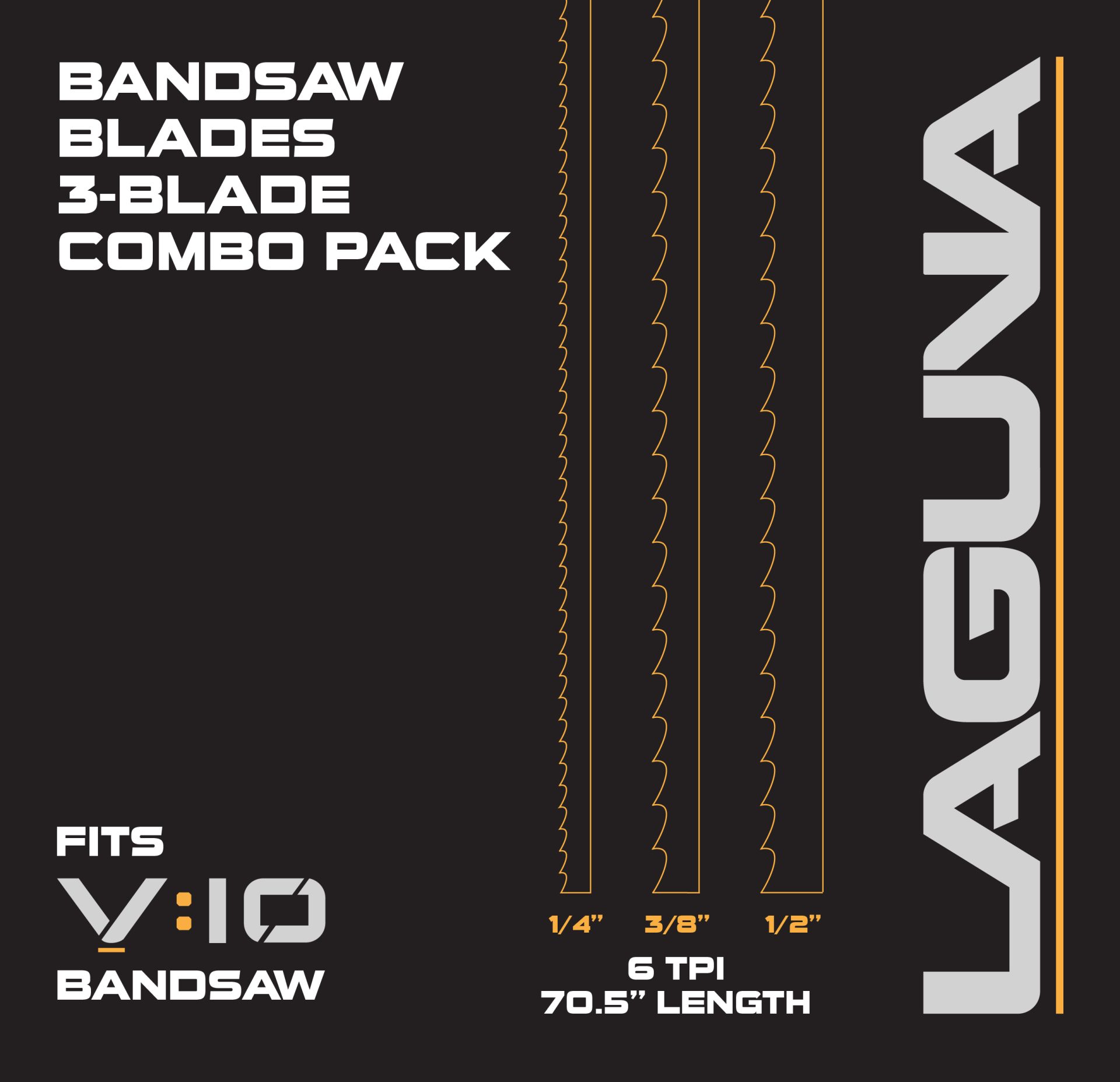 Laguna BLADE PACK 1/4"/3/8"/1/2" FITS V:10
