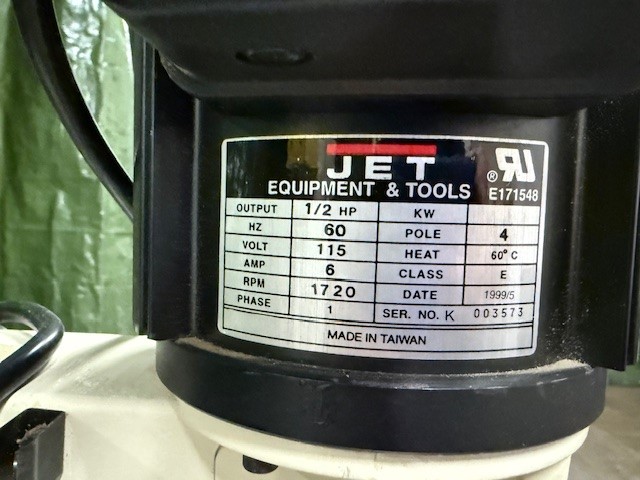 Used Jet JBM-5 bench mortiser with 5 bits & chisels - Image 3