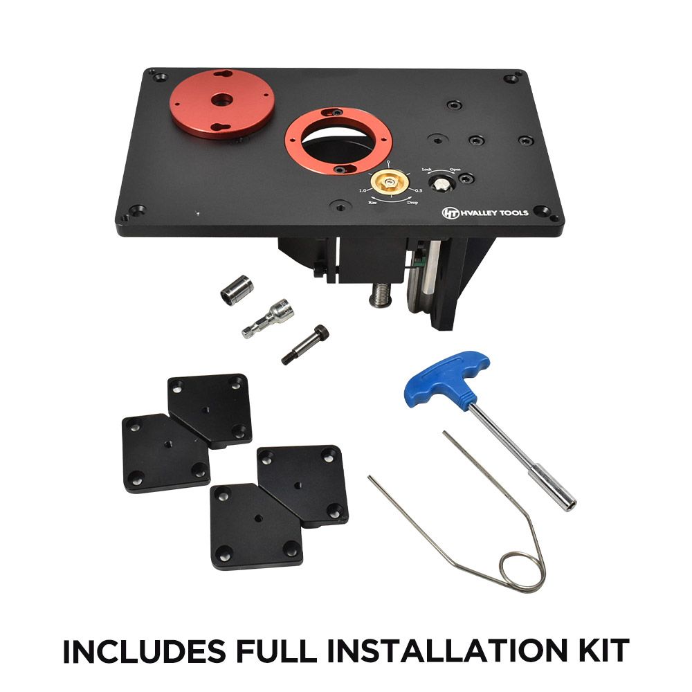 MLCS trim router lift for 65 mm trim routers - Image 4