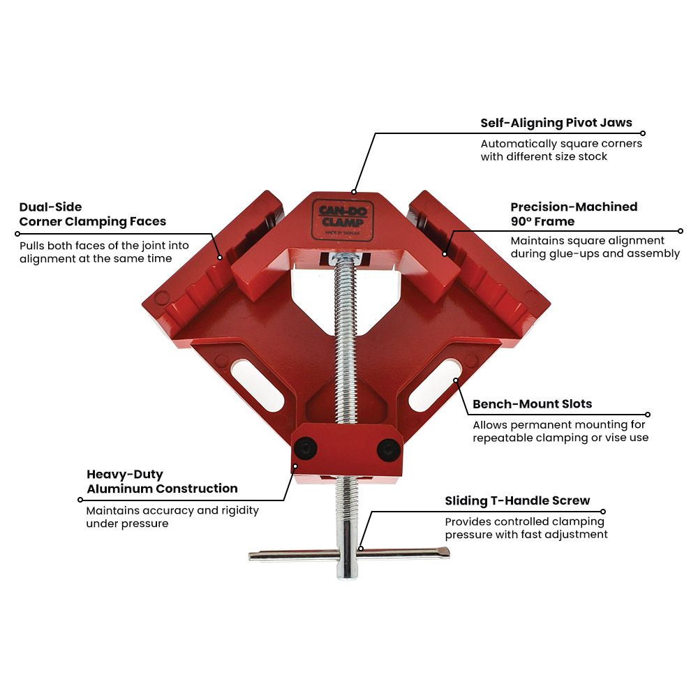 9001 MLCS Can-Do Heavy Duty Corner Clamp & Vise - Image 9